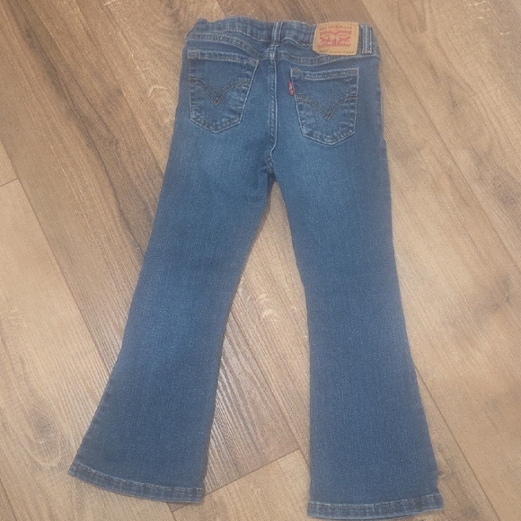 Levi's Girls Kids Jeans - Light Blue and Dark Blue - Picture 5 of 10